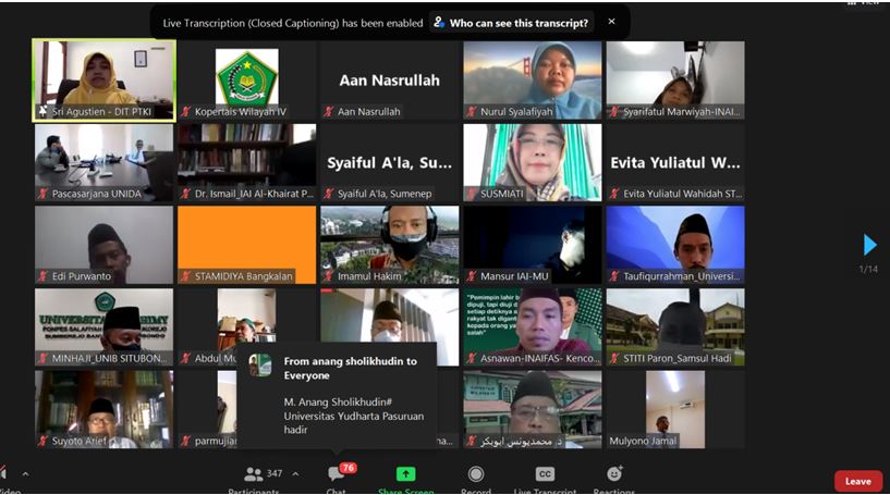 Sosialisasi Strategi Pengajuan Jafung Jenjang Lektor Kepala dan Guru Besar Tahun 2021 Kopertais WIlayah IV (materi lengkap sosialisai ada disini)